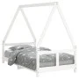 White pine wood children's bed frame 80x160 cm by vidaXL, Cribs and beds for children - Ref: Foro24-834460, Price: 113,52 €, ...