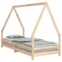 Children's bed frame solid pine wood 80x200 cm by vidaXL, Cribs and beds for children - Ref: Foro24-834480, Price: 96,22 €, D...