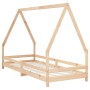 Children's bed frame solid pine wood 80x200 cm by vidaXL, Cribs and beds for children - Ref: Foro24-834480, Price: 97,15 €, D...
