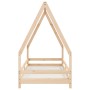 Children's bed frame solid pine wood 80x200 cm by vidaXL, Cribs and beds for children - Ref: Foro24-834480, Price: 97,15 €, D...