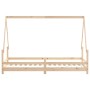 Children's bed frame solid pine wood 80x200 cm by vidaXL, Cribs and beds for children - Ref: Foro24-834480, Price: 97,15 €, D...