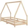 Children's bed frame solid pine wood 80x200 cm by vidaXL, Cribs and beds for children - Ref: Foro24-834480, Price: 96,22 €, D...