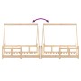 Kinderbettgestell aus massivem Kiefernholz 70x140 cm von vidaXL, Kinderbetten und Betten für Kinder - Ref: Foro24-834456, Pre...