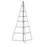 Árbol de Navidad para decoración metal negro 140 cm