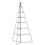 Árbol de Navidad para decoración metal negro 140 cm