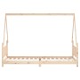 Children's bed frame solid pine wood 80x200 cm by vidaXL, Cribs and beds for children - Ref: Foro24-834495, Price: 120,30 €, ...