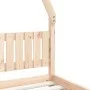 Kinderbettgestell aus massivem Kiefernholz 80x200 cm von vidaXL, Kinderbetten und Betten für Kinder - Ref: Foro24-834495, Pre...