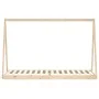 Solid pine wood bed frame for children 80x200 cm by vidaXL, Cribs and beds for children - Ref: Foro24-834534, Price: 86,74 €,...
