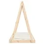 Bettgestell aus massivem Zirbenholz für Kinder 80x200 cm von vidaXL, Kinderbetten und Betten für Kinder - Ref: Foro24-834534,...