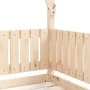 Estructura de cama para niños madera maciza de pino 70x140 cm de vidaXL, Cunas y camas para niños - Ref: Foro24-834501, Preci...