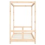 Kinderbettgestell aus massivem Kiefernholz 80x160 cm von vidaXL, Kinderbetten und Betten für Kinder - Ref: Foro24-834513, Pre...