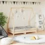 Estructura de cama para niños madera maciza de pino 70x140 cm de vidaXL, Cunas y camas para niños - Ref: Foro24-834486, Preci...