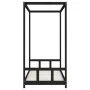 Black pine wood children's bed frame 90x200 cm by vidaXL, Cribs and beds for children - Ref: Foro24-834524, Price: 117,58 €, ...
