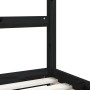 Kinderbettgestell mit Schubladen aus schwarzem Kiefernholz, 80 x 200 cm von vidaXL, Kinderbetten und Betten für Kinder - Ref:...