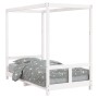 Estructura de cama para niños madera de pino blanco 80x160 cm de vidaXL, Cunas y camas para niños - Ref: Foro24-834514, Preci...