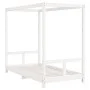 White pine wood children's bed frame 80x160 cm by vidaXL, Cribs and beds for children - Ref: Foro24-834514, Price: 131,85 €, ...