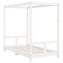 Estructura de cama para niños madera de pino blanco 80x160 cm de vidaXL, Cunas y camas para niños - Ref: Foro24-834514, Preci...