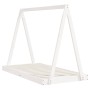 Kinderbettgestell Zirbenholz weiß 80x160 cm von vidaXL, Kinderbetten und Betten für Kinder - Ref: Foro24-834529, Preis: 112,4...