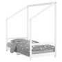 Bed frame for children made of white pine wood 80x160 cm by vidaXL, Cribs and beds for children - Ref: Foro24-835710, Price: ...