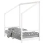 Estructura de cama para niños madera de pino blanco 80x160 cm de vidaXL, Cunas y camas para niños - Ref: Foro24-835710, Preci...