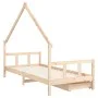Estructura de cama infantil con cajones madera pino 90x190 cm de vidaXL, Cunas y camas para niños - Ref: Foro24-834546, Preci...