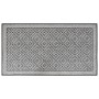Alfombra de exterior gris y blanca reversible 80x150 cm en Protectores para exterior | Comprar online en Foro24
