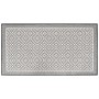 Alfombra de exterior gris y blanca reversible 80x150 cm en Protectores para exterior | Comprar online en Foro24