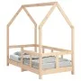 Children's bed frame solid pine wood 70x140 cm by vidaXL, Cribs and beds for children - Ref: Foro24-835721, Price: 99,95 €, D...