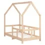 Children's bed frame solid pine wood 70x140 cm by vidaXL, Cribs and beds for children - Ref: Foro24-835721, Price: 99,95 €, D...