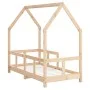 Children's bed frame solid pine wood 70x140 cm by vidaXL, Cribs and beds for children - Ref: Foro24-835721, Price: 99,95 €, D...