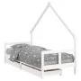 Children's bed frame with white pine wood drawers 80x200 cm by vidaXL, Cribs and beds for children - Ref: Foro24-834550, Pric...
