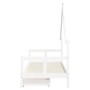 Children's bed frame with white pine wood drawers 80x200 cm by vidaXL, Cribs and beds for children - Ref: Foro24-834550, Pric...