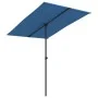 Gartenschirm mit hellblauem Aluminiummast 2x1,5 m von vidaXL, Sonnenschirme - Ref: Foro24-47343, Preis: 44,88 €, Rabatt: %