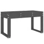 Gartenbank aus massivem grauem Kiefernholz 80x38x45 cm von vidaXL, Gartenbänke - Ref: Foro24-825088, Preis: 65,40 €, Rabatt: %