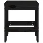 Taburetes de jardín 2 uds madera maciza pino negro 40x36x45 cm de vidaXL, Sillas de jardín - Ref: Foro24-825342, Precio: 74,9...