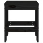 Taburetes de jardín 2 uds madera maciza pino negro 40x36x45 cm de vidaXL, Sillas de jardín - Ref: Foro24-825342, Precio: 75,8...