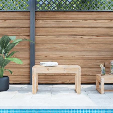 Gartenbank aus massivem Kiefernholz 80x38x45 cm von vidaXL, Gartenbänke - Ref: Foro24-825086, Preis: 71,44 €, Rabatt: %