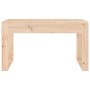 Gartenbank aus massivem Kiefernholz 80x38x45 cm von vidaXL, Gartenbänke - Ref: Foro24-825086, Preis: 71,44 €, Rabatt: %