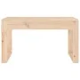 Gartenbank aus massivem Kiefernholz 80x38x45 cm von vidaXL, Gartenbänke - Ref: Foro24-825086, Preis: 69,96 €, Rabatt: %