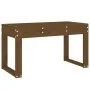 Banco de jardín madera maciza de pino marrón miel 80x38x45 cm de vidaXL, Bancos de jardín - Ref: Foro24-825089, Precio: 75,72...