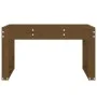 Banco de jardín madera maciza de pino marrón miel 80x38x45 cm de vidaXL, Bancos de jardín - Ref: Foro24-825089, Precio: 75,72...