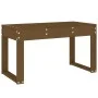 Banco de jardín madera maciza de pino marrón miel 80x38x45 cm de vidaXL, Bancos de jardín - Ref: Foro24-825089, Precio: 75,72...
