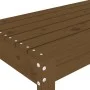 Banco de jardín madera maciza de pino marrón miel 80x38x45 cm de vidaXL, Bancos de jardín - Ref: Foro24-825089, Precio: 75,72...
