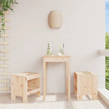 Garden stools 2 units solid pine wood 40x36x45 cm by vidaXL, Garden chairs - Ref: Foro24-825338, Price: 76,63 €, Discount: %
