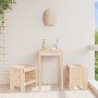 Gartenhocker 2 Stk. massives Kiefernholz 40x36x45 cm von vidaXL, Gartenstühle - Ref: Foro24-825338, Preis: 77,66 €, Rabatt: %