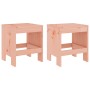 Taburetes de jardín 2 uds madera de abeto Douglas 40x36x45 cm de vidaXL, Sillas de jardín - Ref: Foro24-825343, Precio: 67,03...