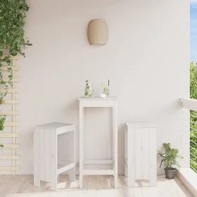 Kitchen stools 2 units solid white pine wood 40x36x75 cm by vidaXL, Garden chairs - Ref: Foro24-825346, Price: 110,81 €, Disc...