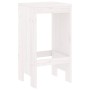 Kitchen stools 2 units solid white pine wood 40x36x75 cm by vidaXL, Garden chairs - Ref: Foro24-825346, Price: 112,25 €, Disc...