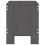 Gartenhocker 2 Stück massives Kiefernholz grau 40x36x45 cm von vidaXL, Gartenstühle - Ref: Foro24-825340, Preis: 75,82 €, Rab...