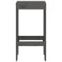 Küchenhocker 2 Stück massives Kiefernholz grau 40x36x75 cm von vidaXL, Gartenstühle - Ref: Foro24-825347, Preis: 94,79 €, Rab...